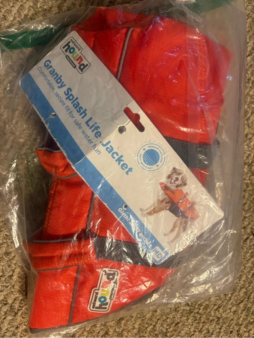 Outward Hound Granby Splash Dog Life Jacket
